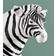 WERNS Zebra Multicolour Candle Holder 45cm