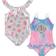 Bmagical Girl's Printed Beach Swimwear 2-pack - Shell