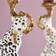 WERNS Leopard Multicolour Candlestick 33cm