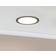 ValueLights Lacy Black Ceiling Flush Light ∅ 22.5cm