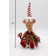 Smart Garden Santa Rat Gingerbread Red/Brown/Ginger Decoration 33cm