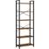 Vasagle 6 Tier Vintage Brown/Inky Black Bokhylla 186cm