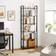 Vasagle 6 Tier Vintage Brown/Inky Black Bokhylla 186cm