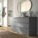 IKEA MALM Grey Glazed Kommode 160x78cm