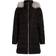 Tommy Hilfiger Down Fur-Trim Hooded Coat BLACK