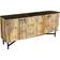 Home ESPRIT Marble Acacia Wood Black/Brown Skænk 175x76cm