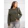 Selected Femme Tröja slfAlva Frills LS Knit O-neck Grön