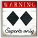 Stupell Industries Warning Experts Only Double Black Diamond Rustic Sign Gray Framed Art 12x12"