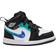 Nike Jordan 1 Mid SE TD - Black/White/Hyper Jade/Siren Red