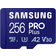 Samsung PRO Plus microSDXC Class 10 UHS-I U3 V30 A2 180/130MB/s 256GB +USB Card Reader