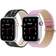 Waloo Bling And Shiny Brilliance Bands for Apple Watch 38/40/41mm 2-Pack