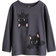 H&M Kid's Printed Jersey Top - Dark Grey/Bats (0922700122)