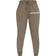 PrettyLittleThing High Waist Cuffed Sweatpant - Sage Khaki