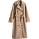 H&M Double-Breasted Trench Coat - Beige