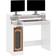 vidaXL Engineered Wood with LED Light High Gloss White Skrivbord 45x97cm