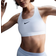 Nike Swoosh Medium Support Women's Padded Sports Bra - White/Stone Mauve/Black