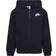 NIKE Little Kid's Sportswear Club Fleece Full Zip Hoodie - Black (86L089-023)