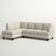 Andover Mills Hiller Beige Sofa 95.2" 2pcs 4 Seater