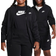 Nike Big Kid's Sportswear Club Fleece Full Zip Hoodie Extended Size - Black/White (FD3005-010)