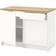 Ikea Knoxhult White/Natural Lagerschrank 120x91cm