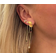 Stine A Three Berries Earrings - Silver/Pearls