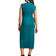 Anne Klein Sleeveless Draped Neck Midi Dress - Sherpa Blue