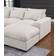 Latitude Run Nyerere Beige Linen Blend Sofa 123.2" 3 4 Seater