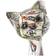 Alexandra House Living Cat Multicolour Prydnadsfigur 30cm