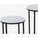 Daells Bolighus Lamp Table Set White/Black Kleintisch 40cm 2Stk.