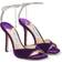 Jimmy Choo Saeda 100 Velvet - Dark Purple