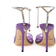 Jimmy Choo Saeda 100 PVC/Satin - Wisteria Purple