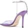 Jimmy Choo Saeda 100 PVC/Satin - Purple