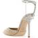 Jimmy Choo Saeda 100 Satin - Gold/Crystal