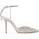 Jimmy Choo Saeda 100 Satin - Ivory Crystal Embellishment