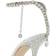 Jimmy Choo Saeda 100 Satin - Ivory Crystal Embellishment