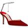 Jimmy Choo Saeda 85 Velvet - Red