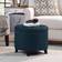 Convenience Concepts Designs4Comfort Blue Pouffe 17"