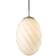 Halo Design Twist Egg Antique Brass/White Lampada a Sospensione 25cm