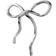 Stine A Flow Bow Earring - Silver