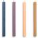 Hay Hexagon Candle Set of 4 0008 - Dark Set of 4 Stearinlys 4stk
