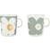 Marimekko Unikko Anniversary 25 Cl 2-pack Ljusgrå / Guld - Vit Mugg 25cl