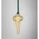 Waterford Key Golden Weihnachtsbaumschmuck 8cm