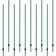 VEVOR Fence Post Heavy Duty Metal 7 ft
