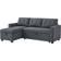 VitaliSpa Campina Grey Sofa 226cm 3-Sitzer