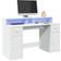 vidaXL 3309420 White Skrivbord 55x140cm