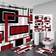 Yddsky 4 Pcs Geometric Shower Curtain Sets with 12 Hooks