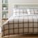 Argos Home Checked Grid Fleece Bedding Set Double Duvet Cover Beige (200x200cm)