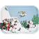 Arabia Moomin Ski Jumping Bandejade servicio