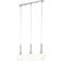Brilliant Hadan Chrome/Transparent/Milky Pendel 66cm