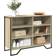 vidaXL Engineered Wood Sonoma Oak Skænk 101x74.5cm